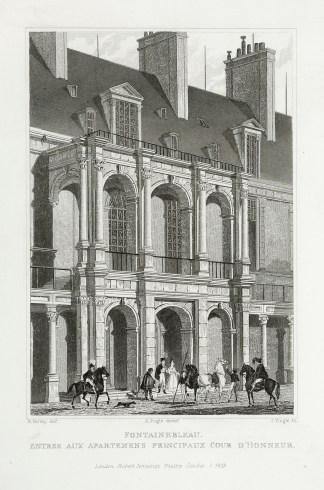 Fontainebleau. Entree aux apartemens pri… France & Monaco