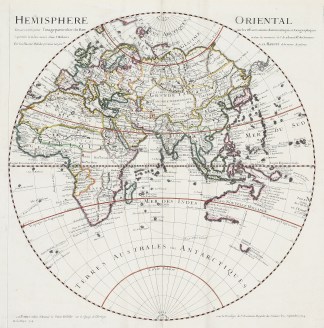 Hemisphere oriental dressé en 1720 pour… Acquisitions Maps