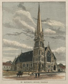 St. Matthew’s Church, Prahran. Acquisitions Maps & Prints St. Matthew's Church, Prahran.