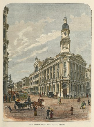 King Street, from Pitt Street, Sydney. Sydney