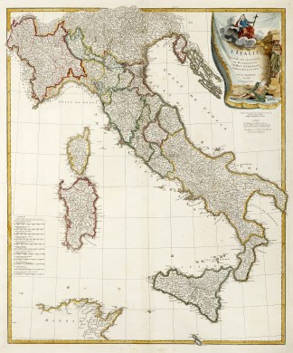 L’Italiae Publiee sous les Auspice… Wall Maps