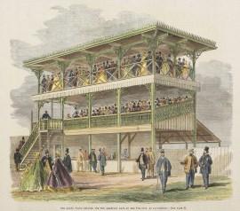 The Grand Stand Erected for the Champion Race on the 7th Inst. at Launceston.