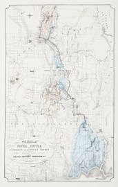 Victorian Water Supply, Castlemaine & Sandhurst District. General Plan Shewing Lines of Aqueduct, Reservoirs &c.