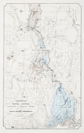 Victorian Water Supply, Castlemaine &amp… Town Plans