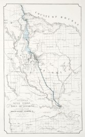 Victorian Water Supply, Town of Geelong. General Plan Shewing Lines of Aqueduct, Reservoirs &c.