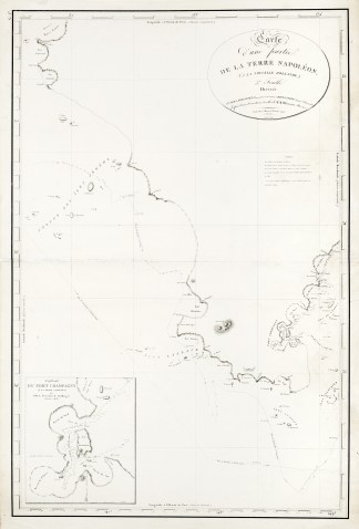 Carte d’une partie de la Terre Nap… Baudin & Freycinet