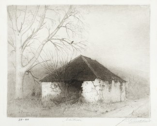 Solitude. Old Pioneer Hut New Norfolk Ta… Australian Printmakers
