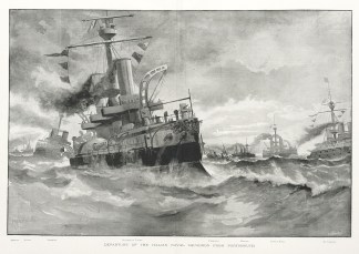 Departure of the Italian Naval Squadron … MILITARY