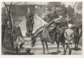 Life in Southern India: the early morning ride. India