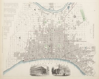 Philadelphia. Town Plans