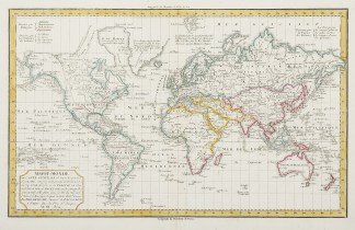 Mappe-Monde ou Carte Generale de toutes … WORLD