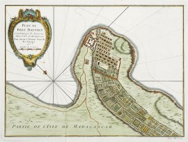 Plan du Fort Dauphin Construit par les Francois dans l’Isle de Madagascar. AFRICA Plan du Fort Dauphin Construit par les Francois dans l'Isle de Madagascar.