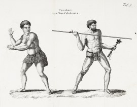 Einwohner von Neu-Caledonien. PACIFIC ISLANDS