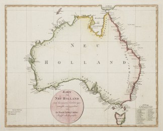 Karte Von Neu Holland Nach den Neuesten … Australia (General)
