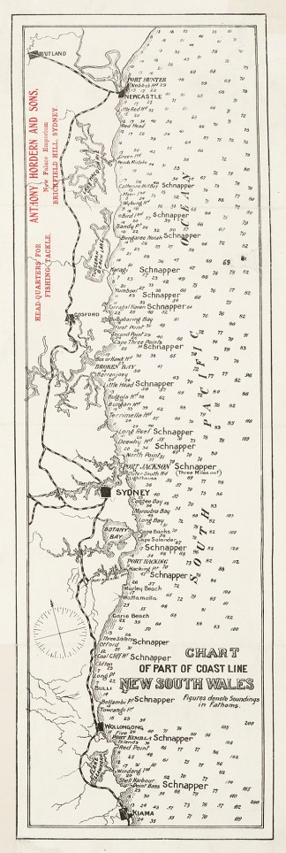 Chart of Part of Coast Line New South Wa… New South Wales