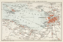 St. Petersburg und Umgebung.