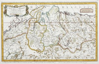 Carte De La Siberie et des Pays Voisins … Russia