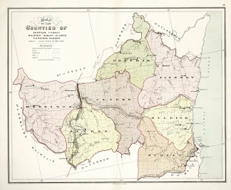 Map of the Counties of Cresham, Fitzroy,… New South Wales