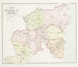 Map of the Counties of Rous, Buller, Richmond, Drake, Clive, Clarence, Gough.