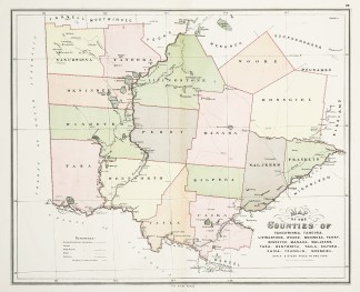 Map of the Counties of Yancowinna, Tando… New South Wales