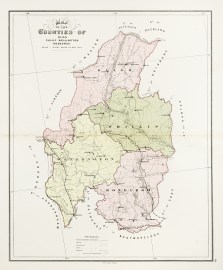 Map of the Counties of Bligh Philip Wellington Roxburgh