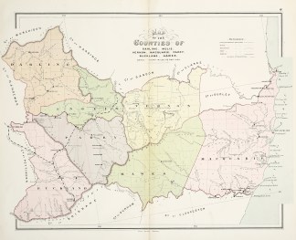 Map of the Counties of Darling, Inglis, … AUSTRALIA