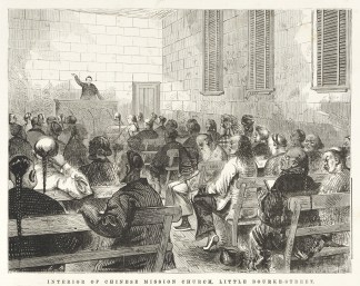 Interior of Chinese Mission Church, Litt… Chinese in Australia