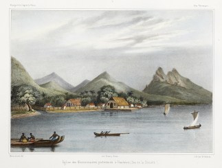 Vue de Missionnaires protstants a Huahei… PACIFIC