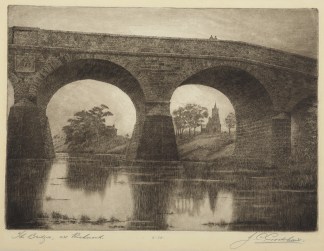 The Bridge at Richmond. Australian Printmakers
