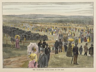 The Melbourne Race-Course on Cup Day AUSTRALIA