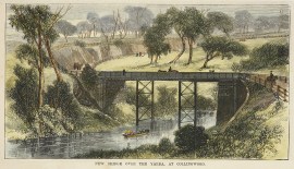 New Bridge over the Yarra, at Johnston-Street,Collingwood