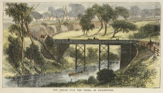 New Bridge over the Yarra, at Johnston-S… Melbourne