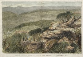 Mount Wilson, Looking Across the Ranges to Flagstaff Hill. NSW - Country Mount Wilson, Looking Across the Ranges to Flagstaff Hill.