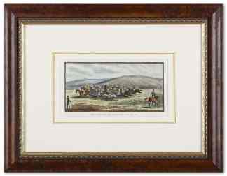 The Start for the Melbourne Cup of 1862. Equestrian