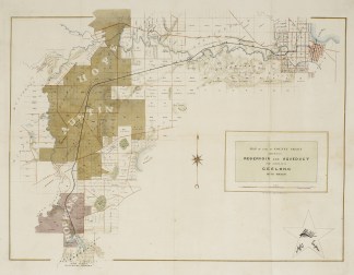 Map of Part of County Grant shewing Rese… Victoria