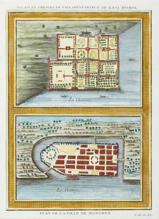 Plan de la ville de Mongher Town Plans