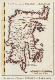 Carte de L'Isle Celebes ou Macassar.