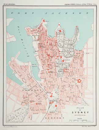 Plan de Sydney (Australie) Town Plans