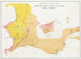 Geological Sketch Map of the Western Port and Cape Patterson Coal Fields.