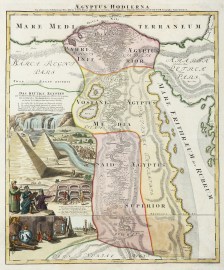 Aegyptus Hodierna Ex Itinerario Celeberrimi viri Pauli Lucae…. AFRICA Aegyptus Hodierna Ex Itinerario Celeberrimi viri Pauli Lucae....