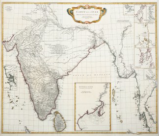 Carte de L’Inde Dressee pour La Co… Southeast Asia