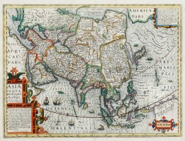 Asiae Nova Descriptio Auctore Jodoco Hondio.