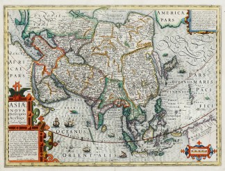 Asiae Nova Descriptio Auctore Jodoco Hon… China
