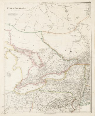 Upper Canada. &c. By J. Arrowsmith. Canada