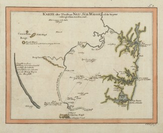 Karte aller Theilevon Neu-Sud-Wallis, we… New South Wales