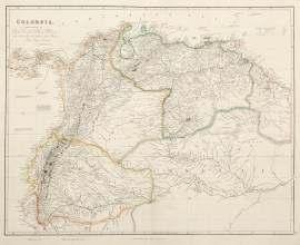 Colombia, Dedicated to Colonel Bedford  Hinton Wilson, late Aid de Camp to the Liberator Simon Bolivar, by his Obliged Servant J. Arrowsmith.