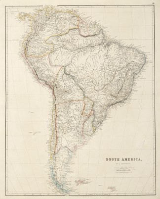 South America by J. Arrowsmith. South America