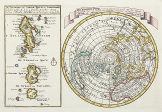 De Noord Pool waar in aangetoont werd al… Arctic, North Pole
