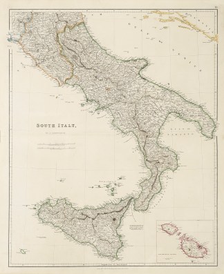 South Italy by J. Arrowsmith. Italy