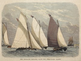 The Brisbane Regatta. - Race for First-Class Yachts.